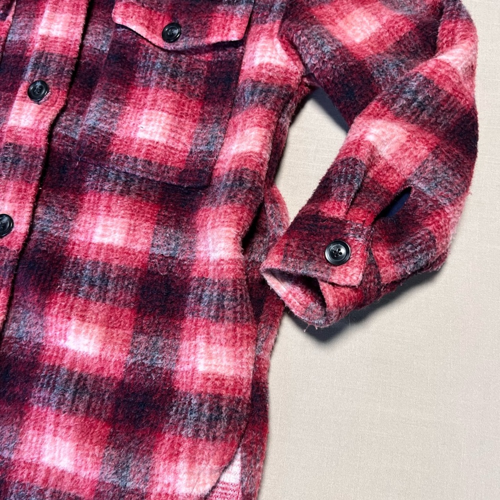 Sanctuary Town Jacket Woodland Plaid Women’s Small - Picture 12 of 16